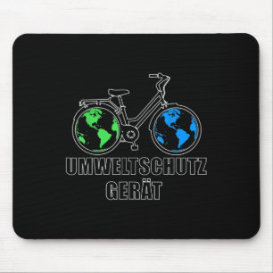Environmental Protection Device, Funny Bicycle Gif Mouse Pad