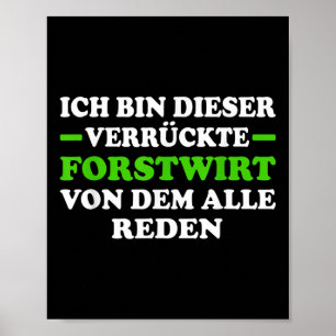 Environmental Protection Forestry Spruce Lumberjac Poster