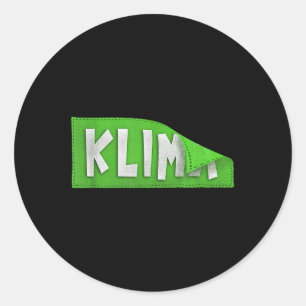 Environmental Protection Go Green Climate Change C Classic Round Sticker