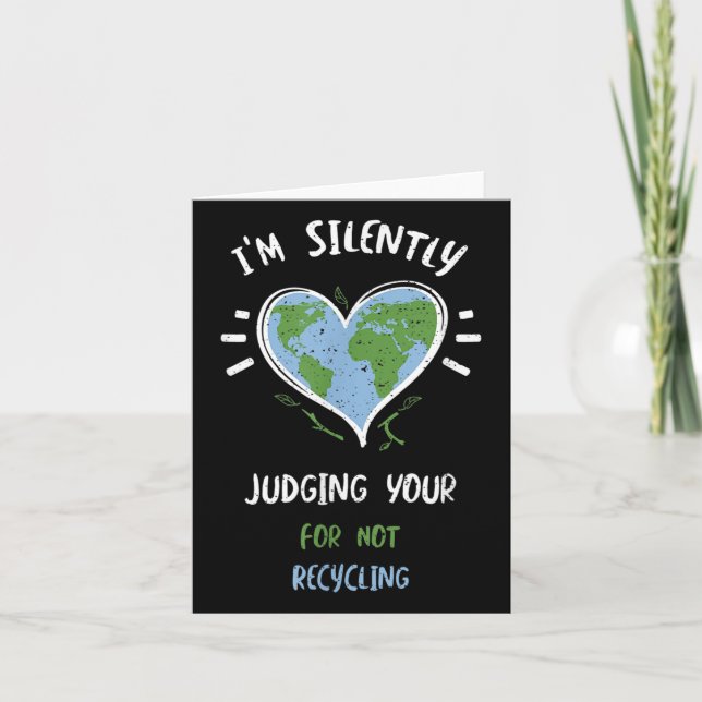 Environmental Protection_ Im Silently Judging... E Card (Front)