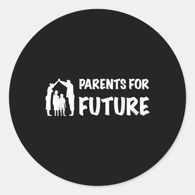 Environmental Protection, Natural Protection, Clim Classic Round Sticker (Front)