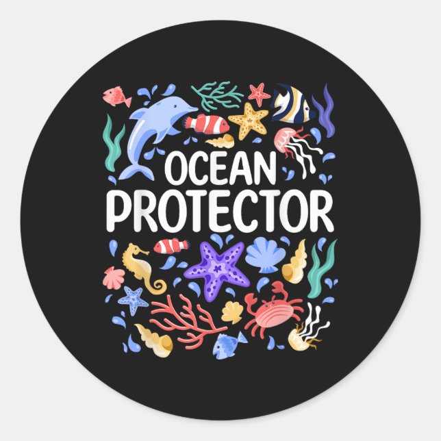 Environmental Protection, Nature Conservation, Oce Classic Round Sticker (Front)