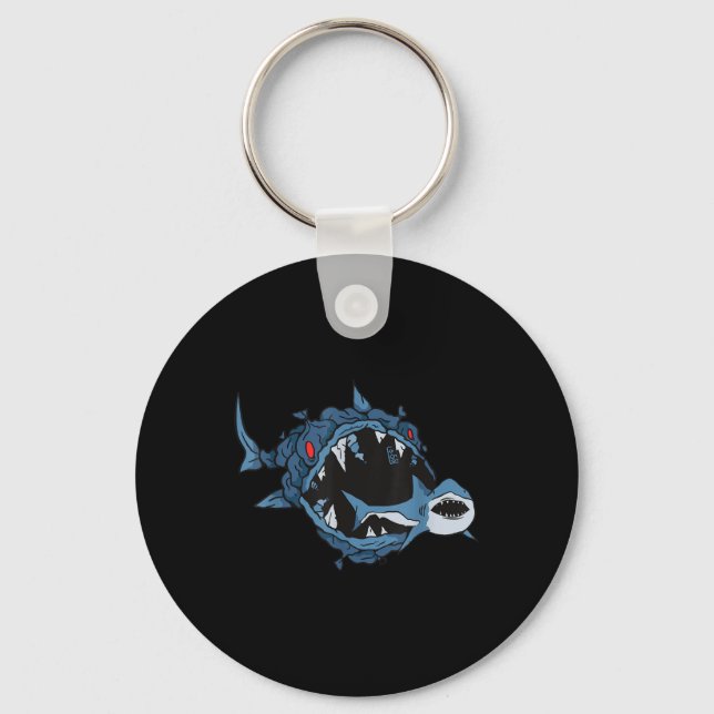 Environmental Protection Ocean Shark Environmental Key Ring (Front)