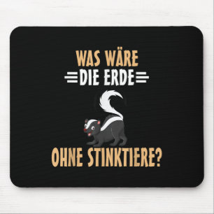 Environmental Protection Skunks Mouse Pad
