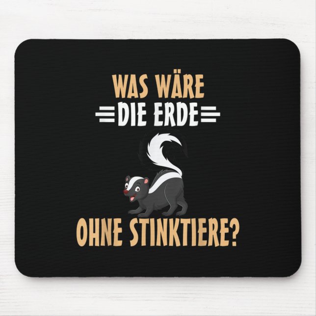 Environmental Protection Skunks  Mouse Pad (Front)