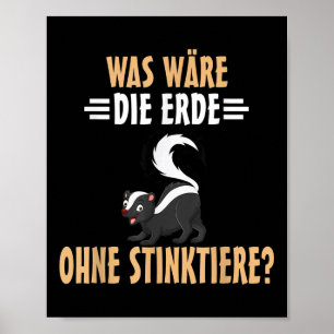 Environmental Protection Skunks  Poster