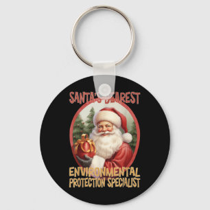 Environmental Protection Specialist Christmas Holi Key Ring