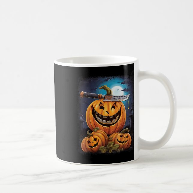 Environmental Protection Specialist Funny Hallowee Coffee Mug (Right)