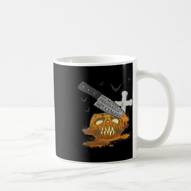 Environmental Protection Specialist Funny Hallowee Coffee Mug (Right)