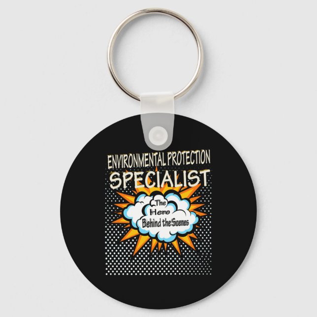 Environmental Protection Specialist - Funny Hero J Key Ring (Front)