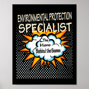 Environmental Protection Specialist - Funny Hero J Poster