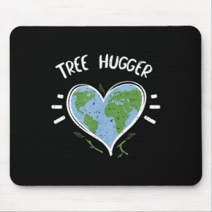 Environmental Protection_ Tree Hugger - Earth Day Mouse Pad