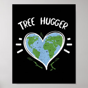Environmental Protection_ Tree Hugger - Earth Day Poster