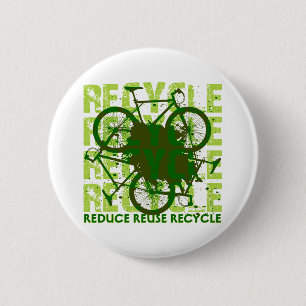 Environmental reCYCLE 6 Cm Round Badge