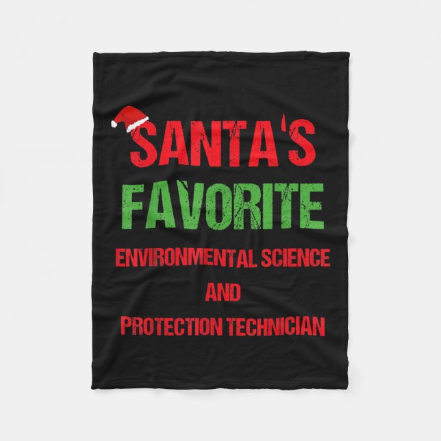 Environmental Science And Protection Technician Ch Fleece Blanket (Front)