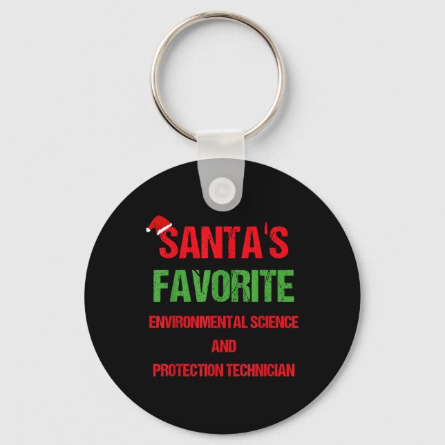 Environmental Science And Protection Technician Ch Key Ring (Front)