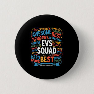 Environmental Services Squad Week Appreciation Fun 6 Cm Round Badge