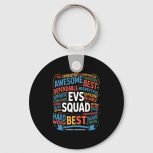 Environmental Services Squad Week Appreciation Fun Key Ring
