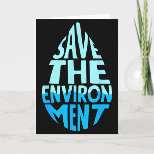 Environmental World Environment Earth Day Sustaina Card