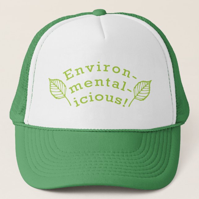 Environmentalicious Trucker Hat (Front)