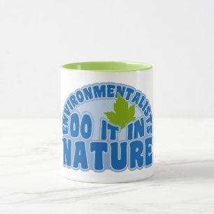 Environmentalist mugs - choose style & colour
