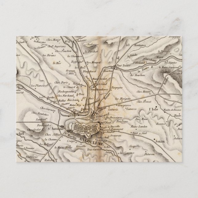 Environs d'Angouleme Postcard (Front)