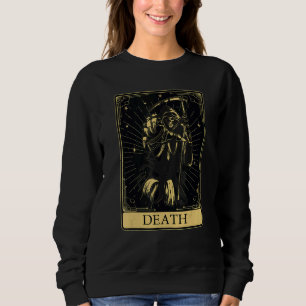 Envision Styles Spiritual Tarot Death Card Occult Sweatshirt