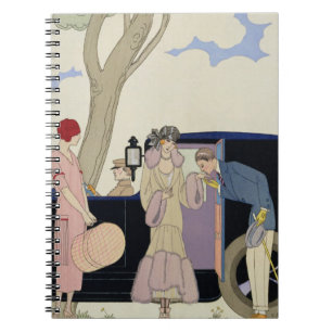 Envy, 1914 (pochoir print) notebook