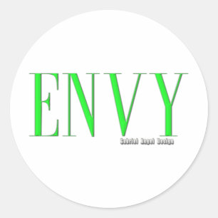 Envy Logo Classic Round Sticker