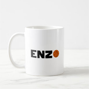 Enzo Basketball Coffee Mug
