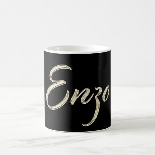 Enzo Name whitegold Tasse Teetasse Coffee Mug