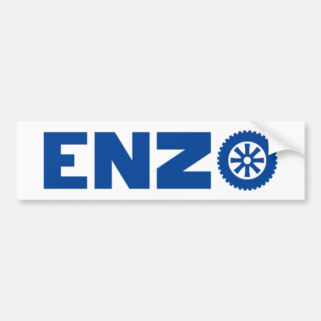 Enzo Petrolhead Bumper Sticker (Front)