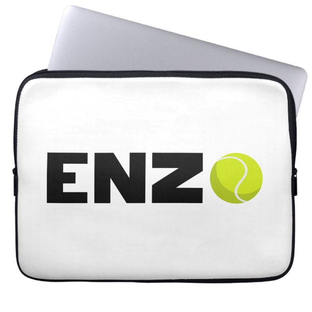 Enzo Tennis Laptop Sleeve (Front)
