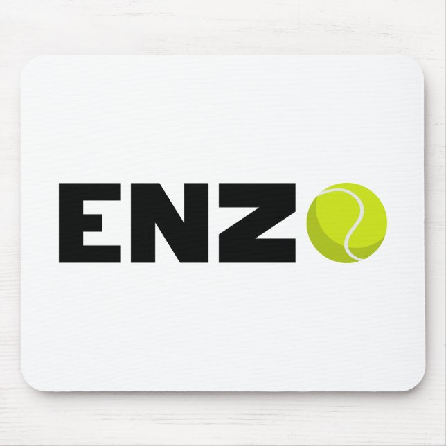 Enzo Tennis Mouse Pad (Front)