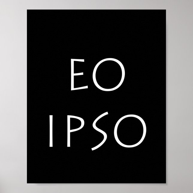 Eo Ipso Poster (Front)