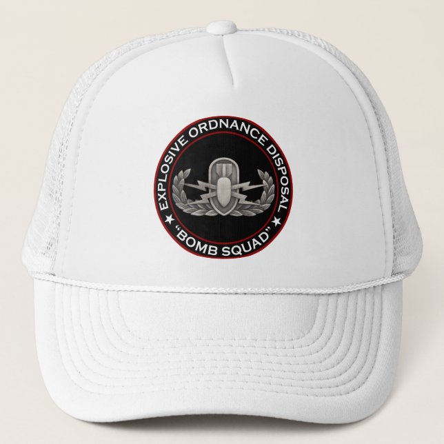 EOD "Bomb Squad" Trucker Hat (Front)