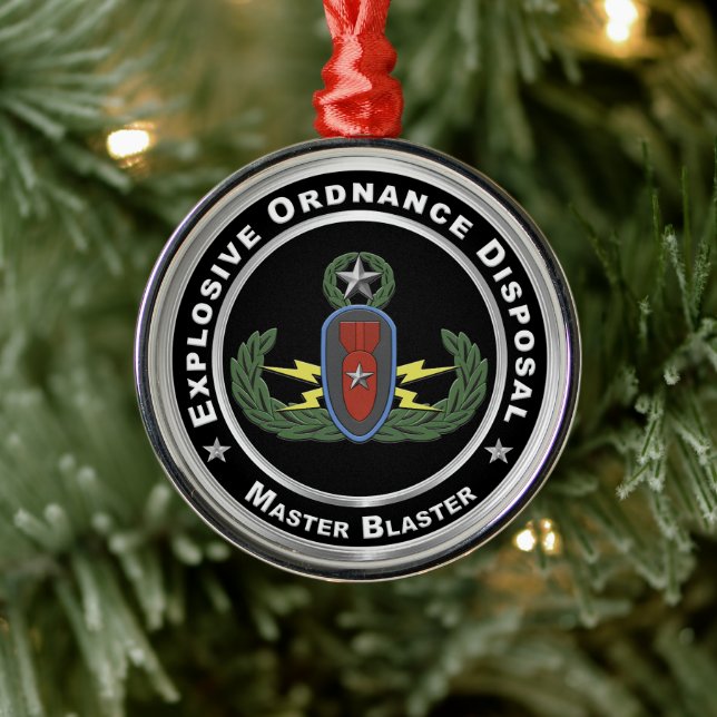EOD Christmas Metal Ornament (Tree)