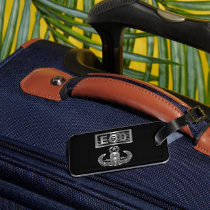 EOD Explosive Ordnance Disposal Luggage Tag