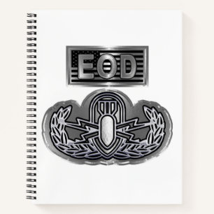 EOD Explosive Ordnance Disposal Notebook