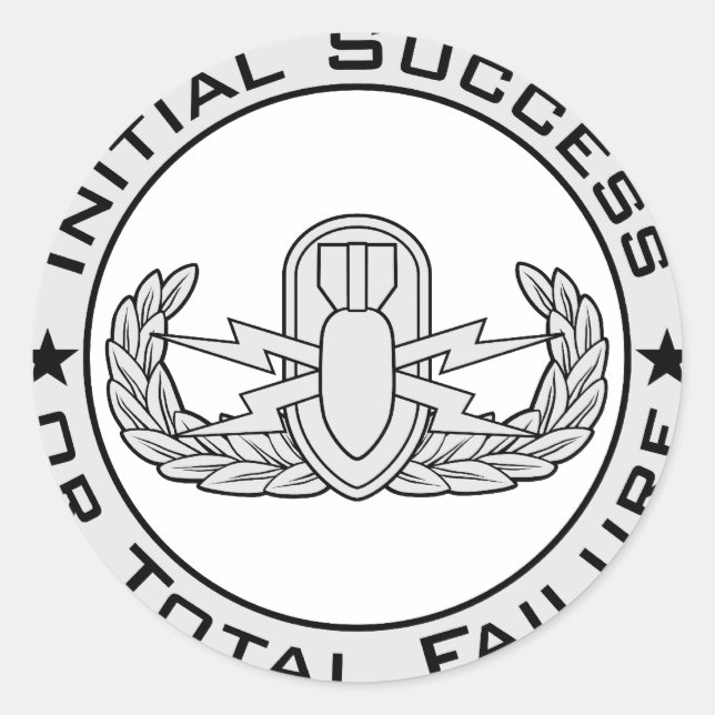 EOD ISoTF Classic Round Sticker (Front)