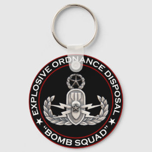 EOD Master "Bomb Squad" Key Ring