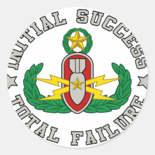 EOD Master in colour ISTF Classic Round Sticker