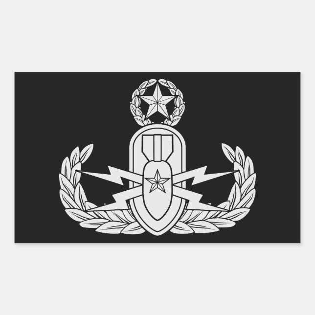 EOD Master Rectangular Sticker (Front)