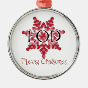 EOD Merry Christmas Metal Tree Decoration