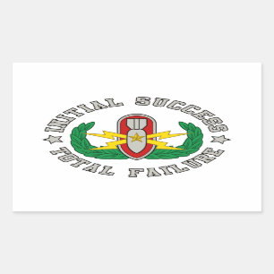 EOD Senior in colour ISTF Rectangular Sticker