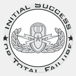 EOD Senior ISoTF Classic Round Sticker