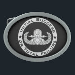 EOD Senior ISoTF Oval Belt Buckle<br><div class="desc">EOD Senior badge with Initial Success or Total Failure.   Background colour can be changed (depending on product type) and image can be resized/moved by using customise button.</div>