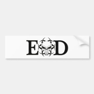 EOD skull Bumper Sticker