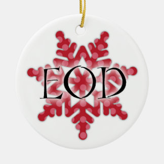EOD snowflake Ornament