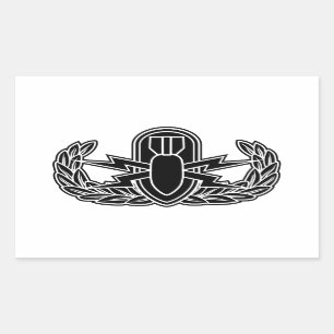 EOD stencil Rectangular Sticker